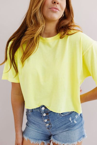 Free People | Inspire Tee | Lemon Verbena - Poppy and Stella
