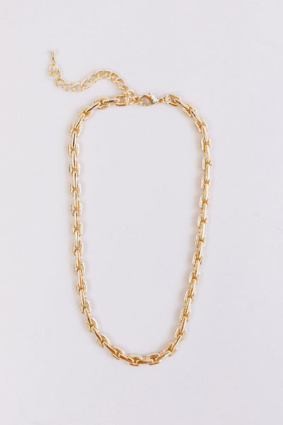 Zayden Chunky Gold Chain Necklace - Poppy and Stella