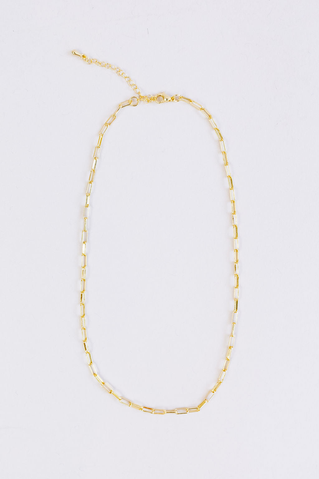 Parker Rounded Paperclip Chain Necklace - Poppy and Stella