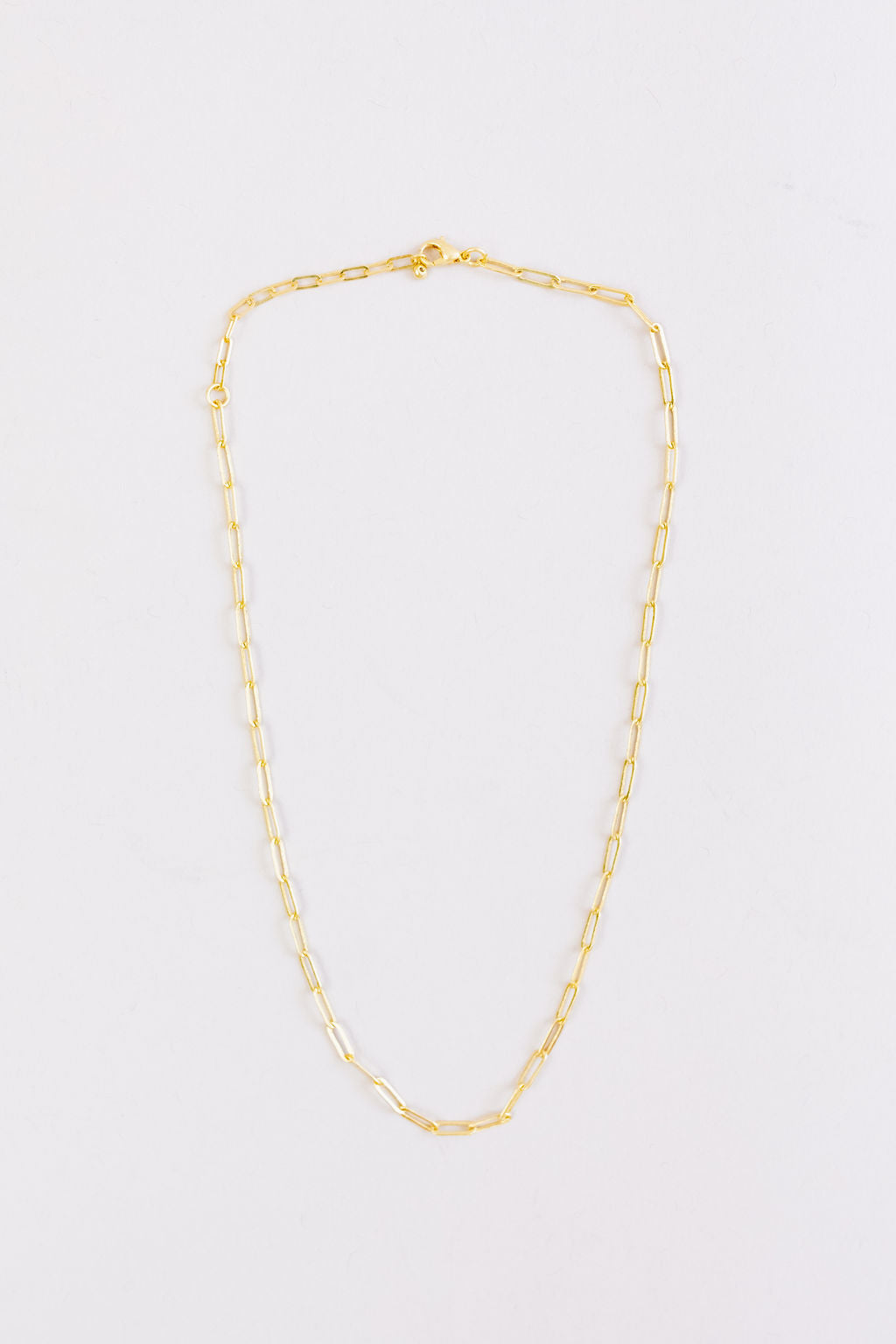 Stacked To Perfection Paperclip Chain Necklace - Poppy and Stella