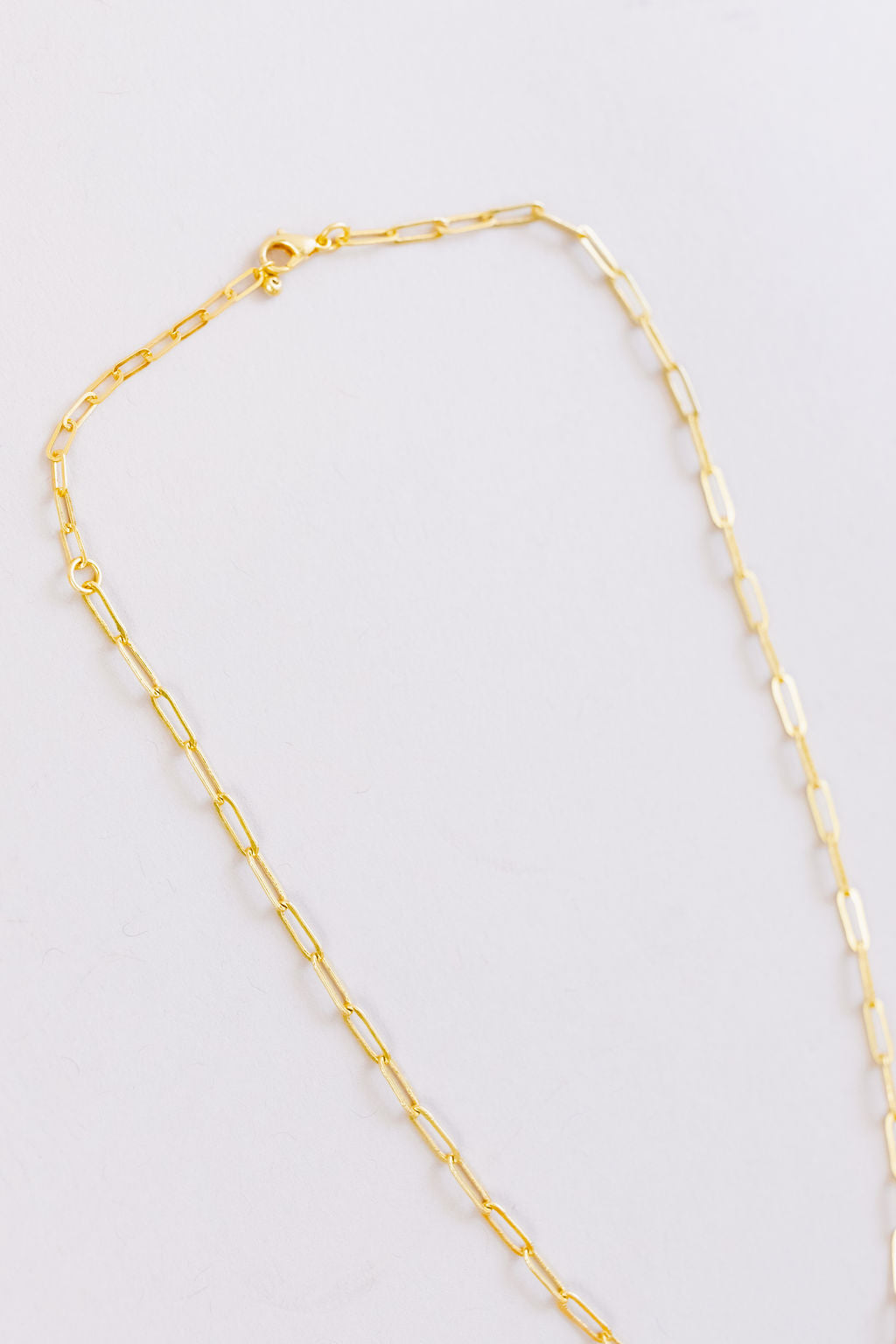 Stacked To Perfection Paperclip Chain Necklace - Poppy and Stella