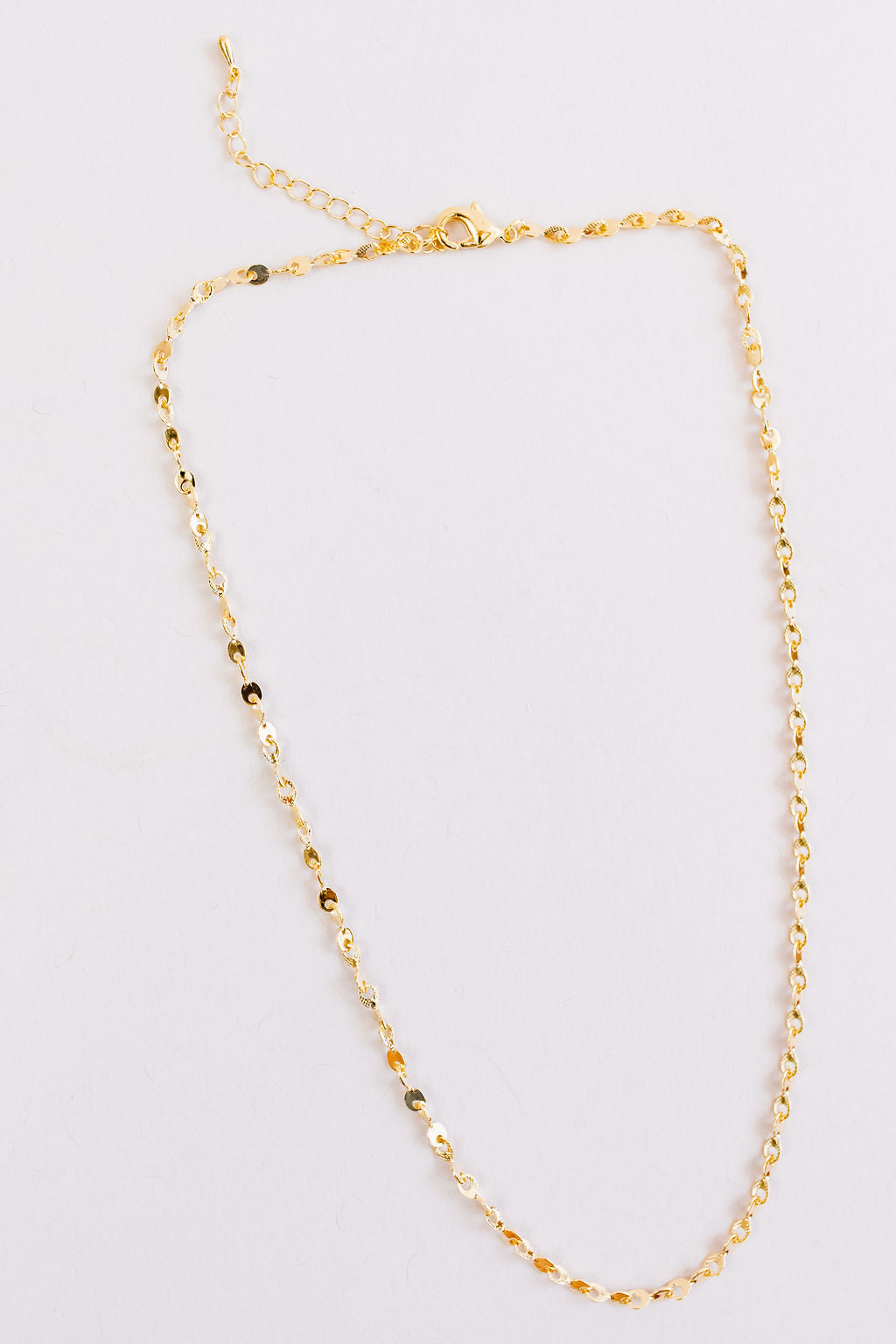 Lyssa Gold Circle Chain Necklace - Poppy and Stella