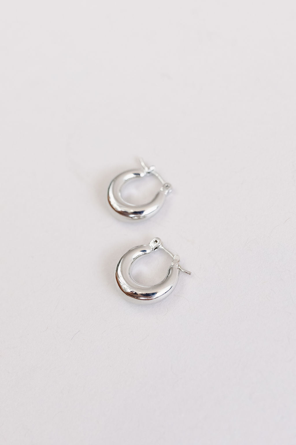 14K Gold Dipped Mini Hoop Earrings - Poppy and Stella
