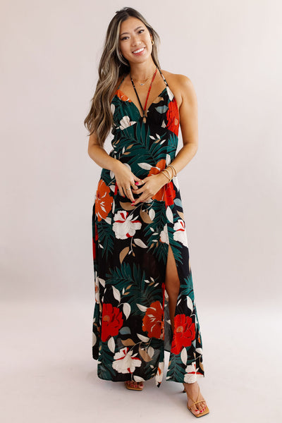 Oasis Halter Maxi Dress - Poppy and Stella