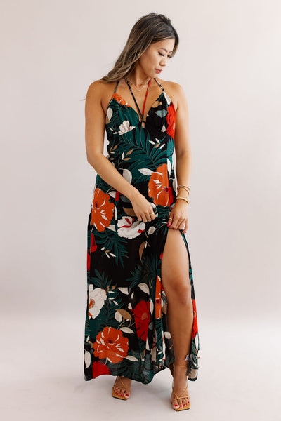Oasis Halter Maxi Dress - Poppy and Stella