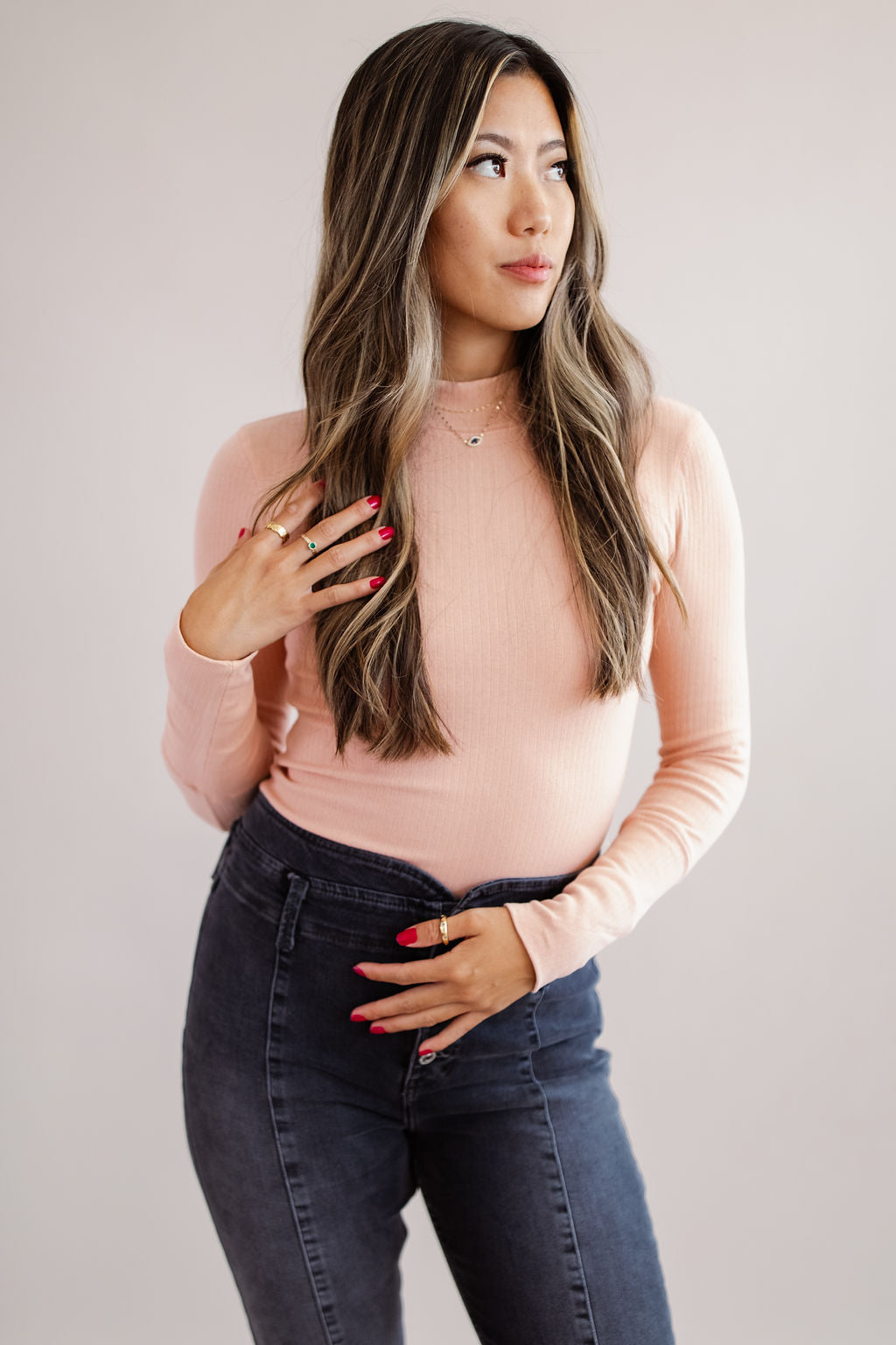 Free People | The Rickie Top | Rose Smoke - Poppy and Stella