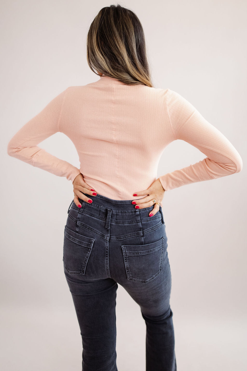 Free People | The Rickie Top | Rose Smoke - Poppy and Stella