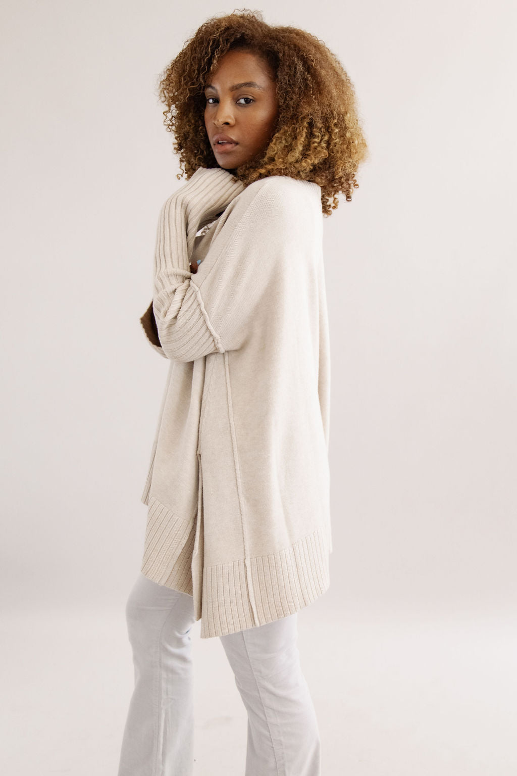 Free People | Orion A Line Tunic | Almond - Poppy and Stella