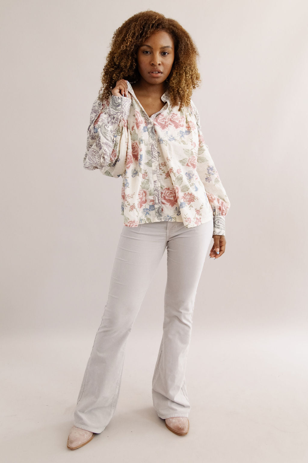 Free People | Maraya Printed Top | Antique Combo - Poppy and Stella