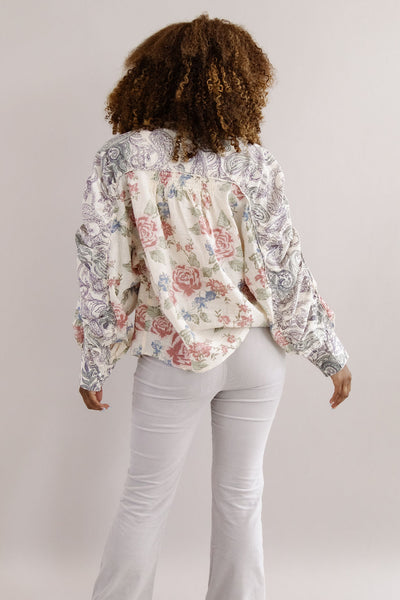Free People | Maraya Printed Top | Antique Combo - Poppy and Stella