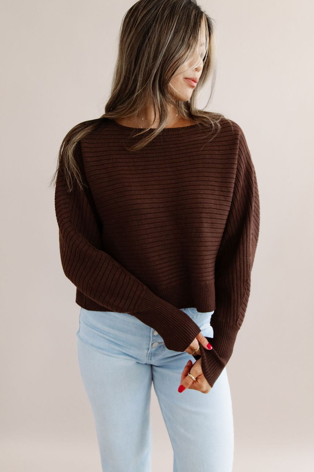 Free People| Sublime Pullover| Chocolate Lava - Poppy and Stella