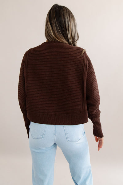 Free People| Sublime Pullover| Chocolate Lava - Poppy and Stella