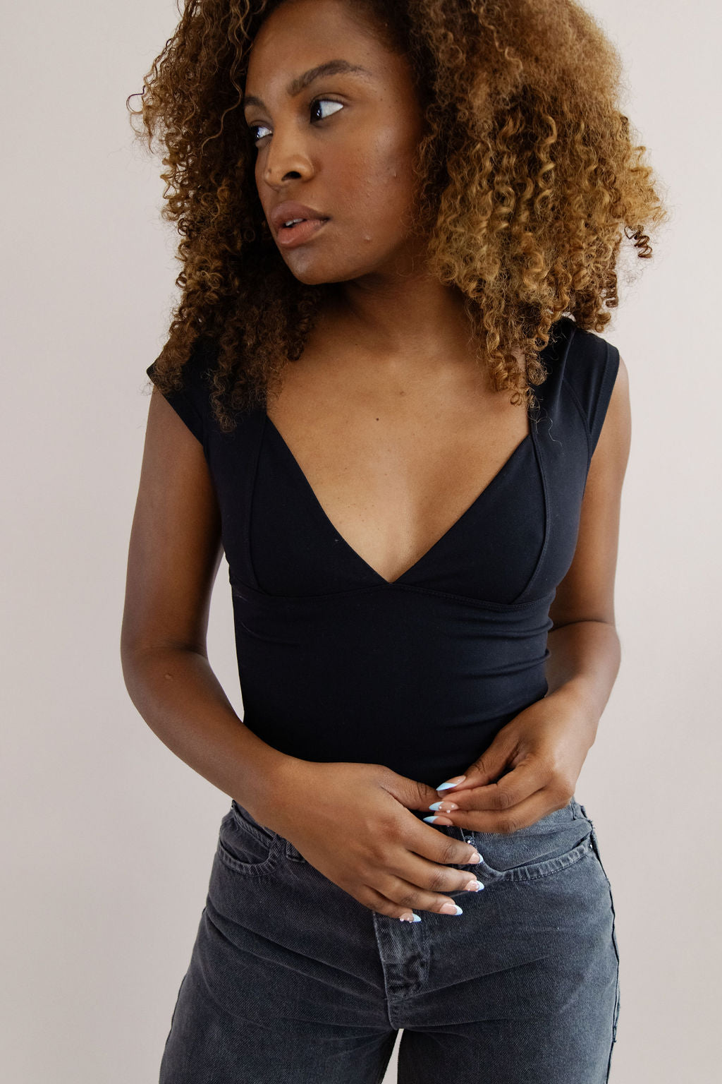 Free People | Duo Corset Cami | Black - Poppy and Stella