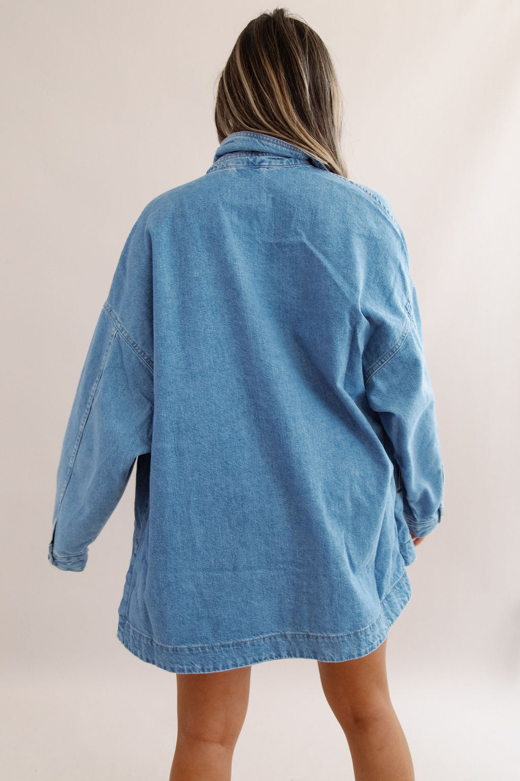 Free People | Madison City Denim Jacket | Solar Wash - Poppy and Stella