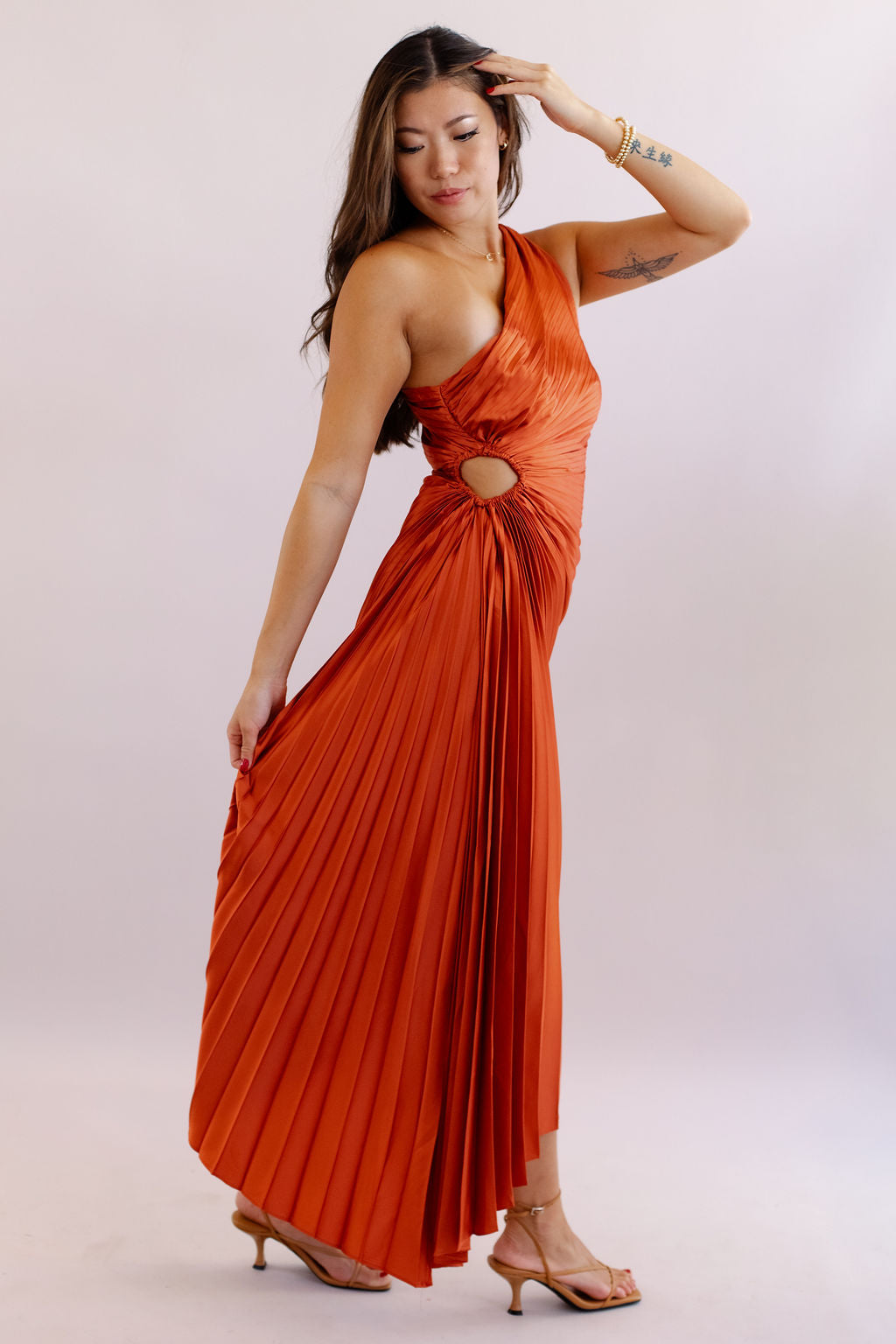Evelynn Pleated Maxi Dress | Sienna - Poppy and Stella