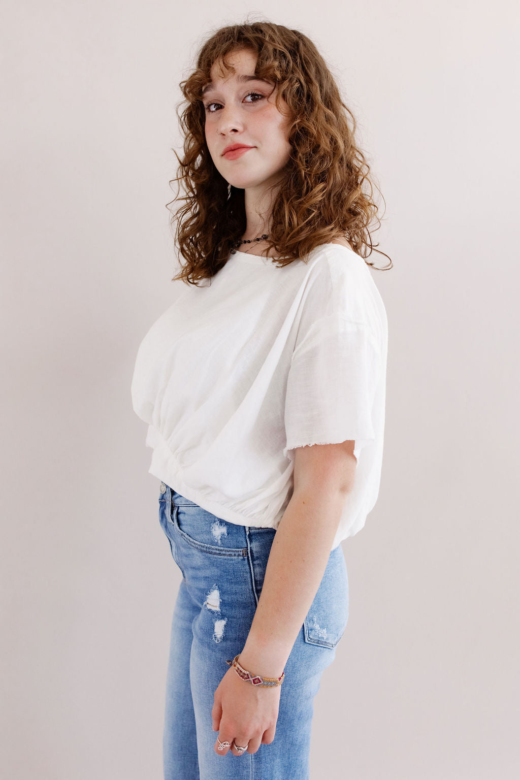 Free People| Cloud 9 Bubble | Optic White - Poppy and Stella