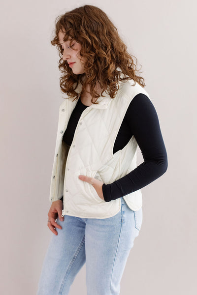 Z Supply Active | Warm Up Vest | Sandstone - Poppy and Stella