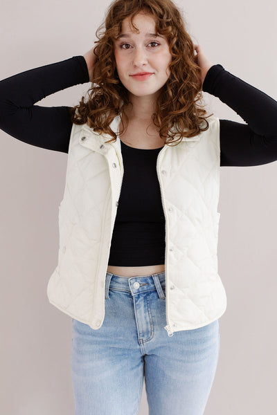 Z Supply Active | Warm Up Vest | Sandstone - Poppy and Stella