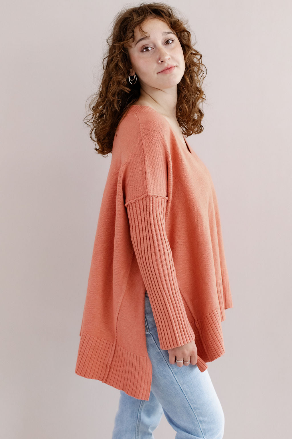 Free People | Orion A Line Tunic | Lightest Rose - Poppy and Stella