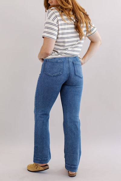 Faherty | Stretch Terry Patch Pocket Pant | Riverton - Poppy and Stella