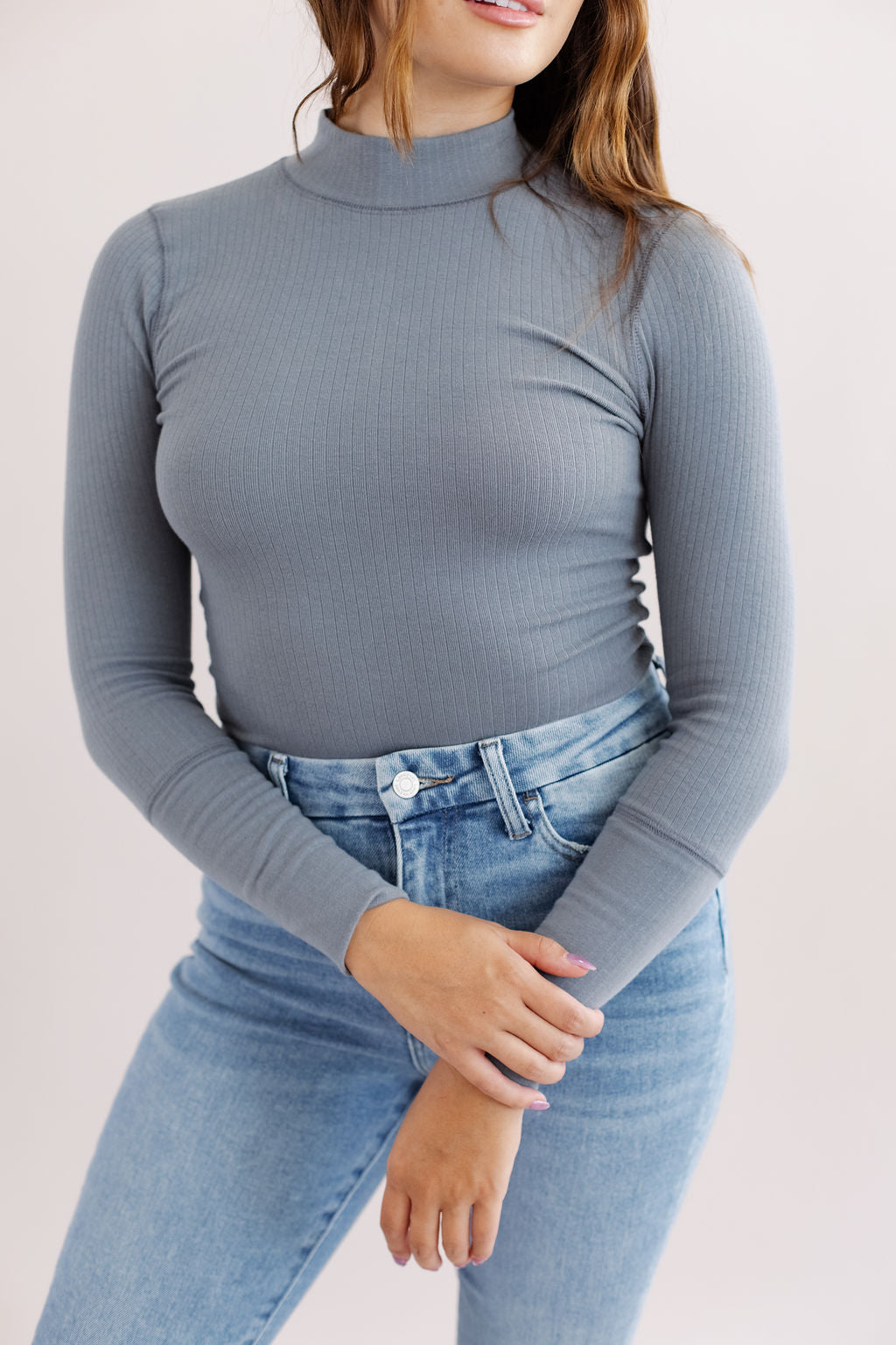 Free People | The Rickie Top | Grey Haze - Poppy and Stella