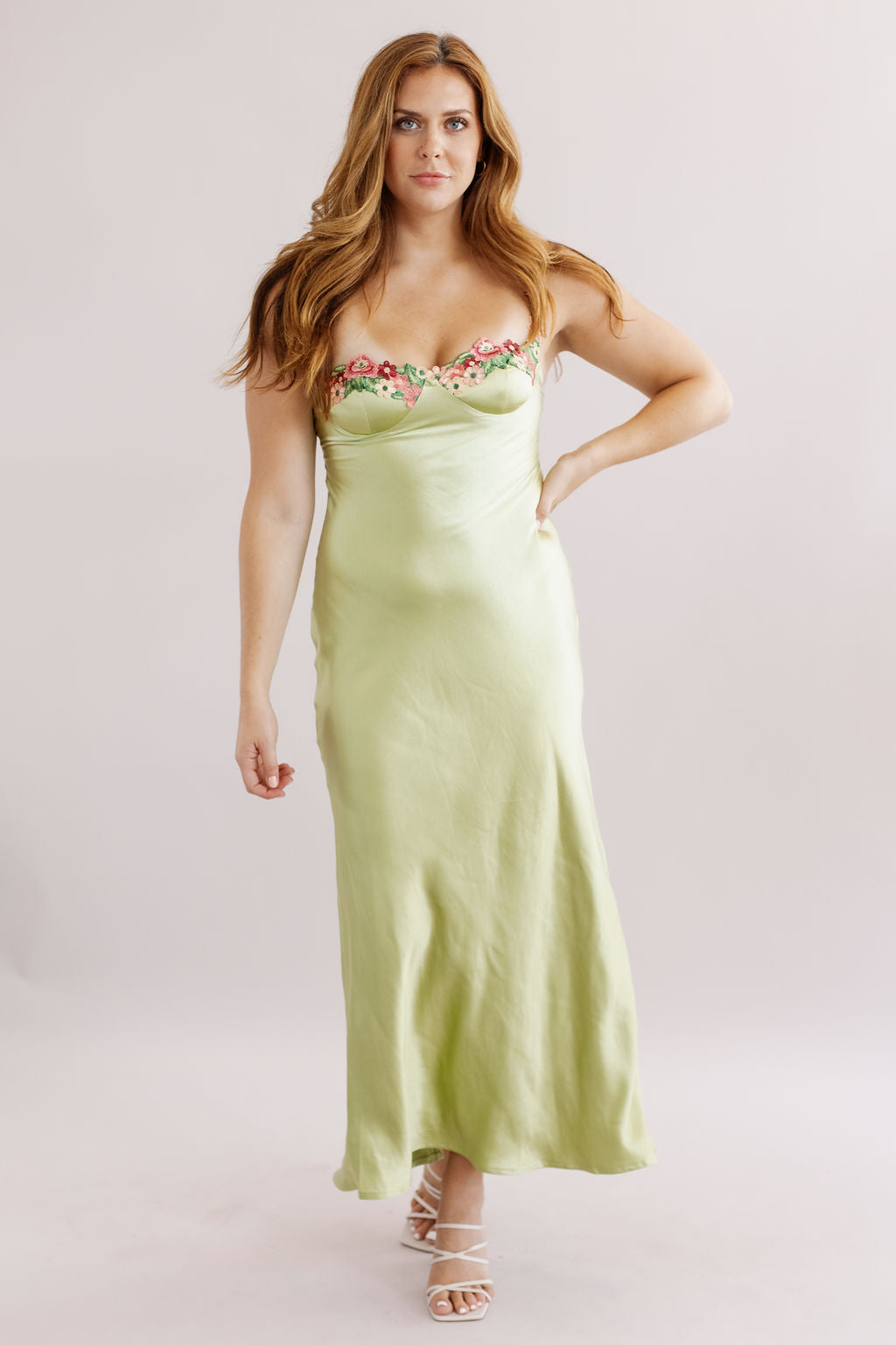 Evie Maxi Dress | Green - Poppy and Stella
