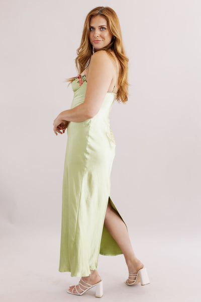 Evie Maxi Dress | Green - Poppy and Stella