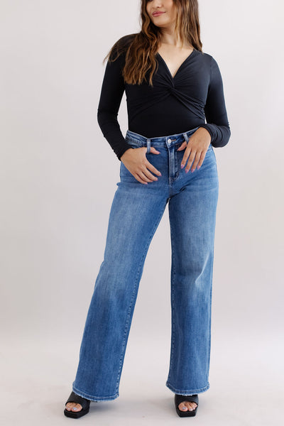 Olivia High Rise Trouser Jean - Poppy and Stella