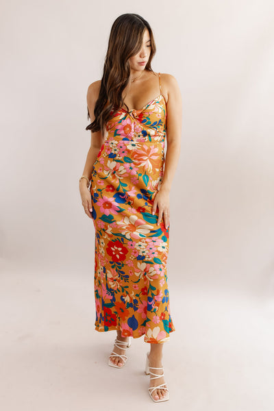 Farrah Front Twist Maxi Dress - Poppy and Stella