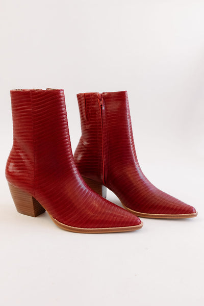 Matisse | Caty Ankle Boot | Cherry Rope Leather - Poppy and Stella