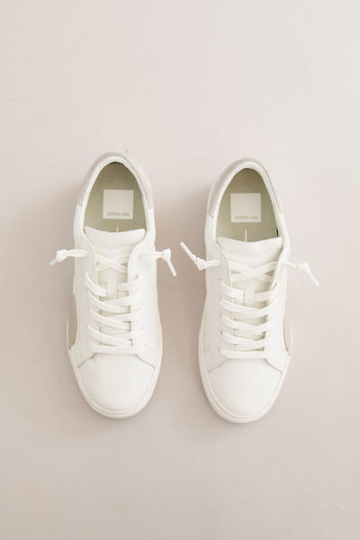 Dolce Vita | Zina Sneaker | White Natural - Poppy and Stella