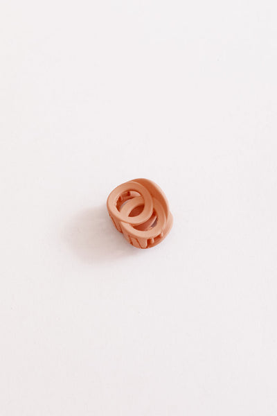 Double Circle Mini Matte Claw Clip | Assorted - Poppy and Stella
