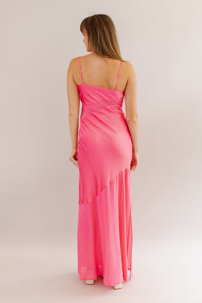 French Connection | Inu Satin Strappy Maxi Dress - Poppy and Stella