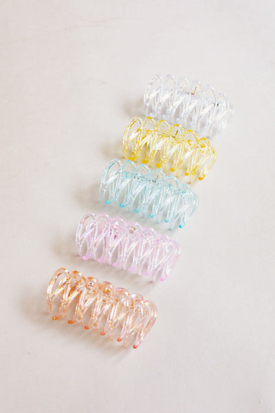 Iridescent Large Tooth Claw Clips | Assorted - Poppy and Stella