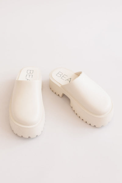 Matisse | Ventura Platform Mule | Beige - Poppy and Stella