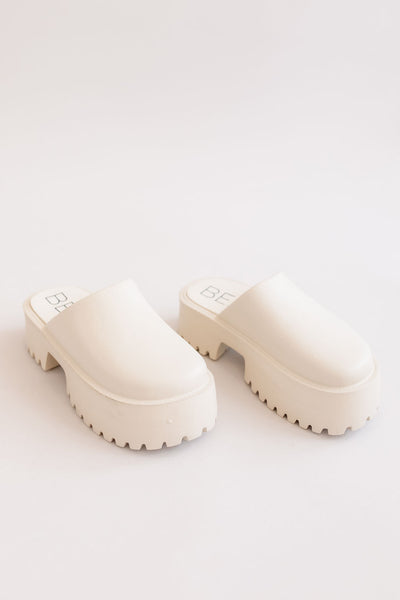 Matisse | Ventura Platform Mule | Beige - Poppy and Stella