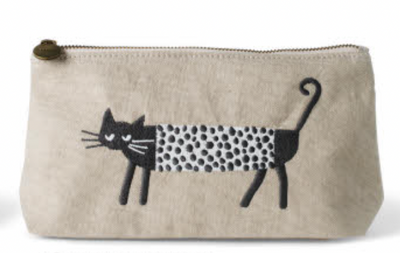 Canvas Pouch | Oliver The Cat - Poppy and Stella