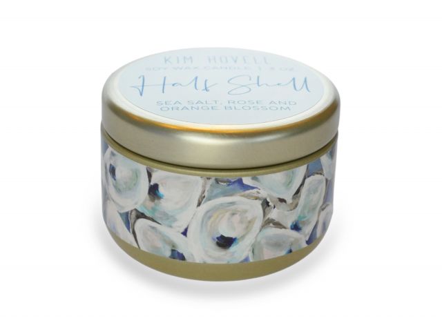 Annapolis Candle | Kim Hovell 3oz Tin | Half Shell - Poppy and Stella