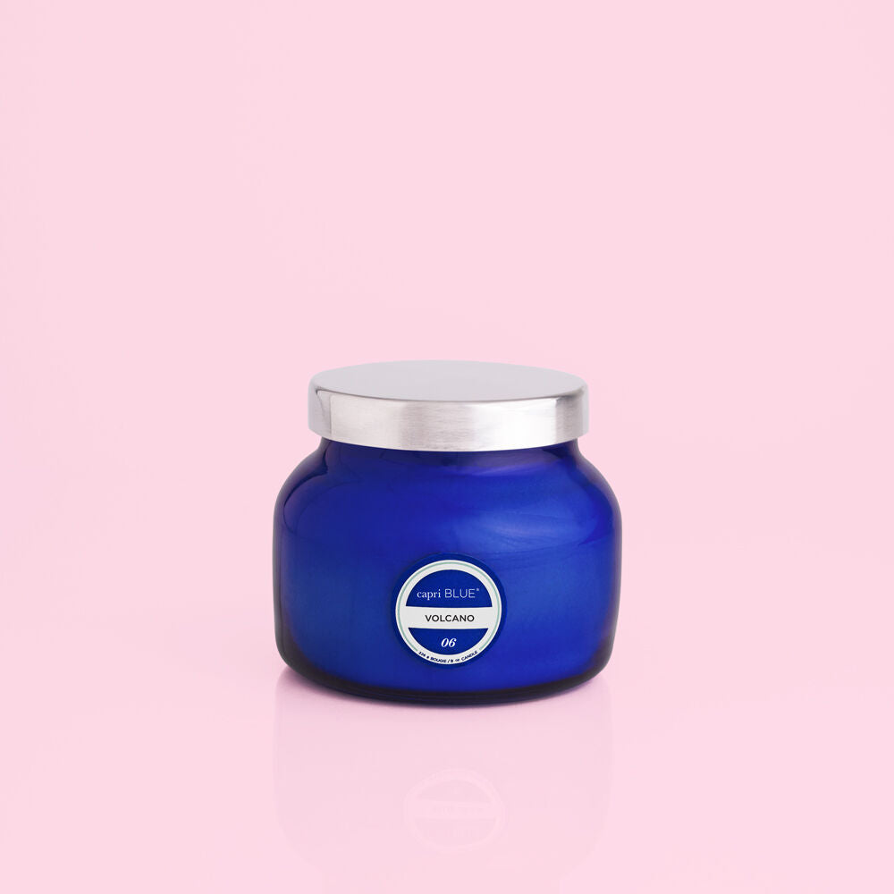 Capri Blue | 8 oz. Blue Petite Jar | Volcano - Poppy and Stella