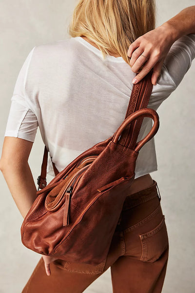 Free People | Soho Convertible Sling | Distressed Brown - Poppy and Stella