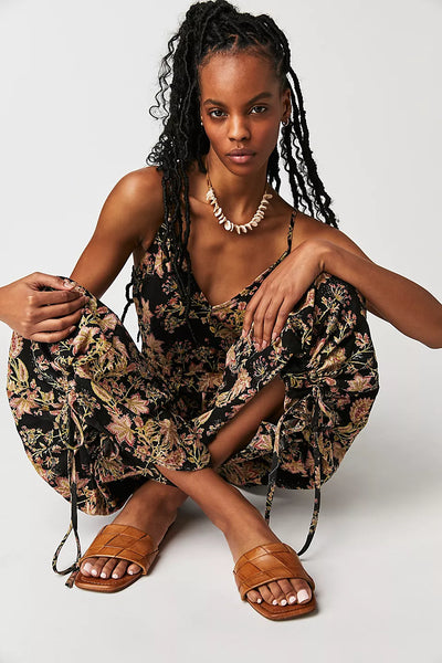 Free People | Stand Out Printed One-Piece | Black Combo - Poppy and Stella
