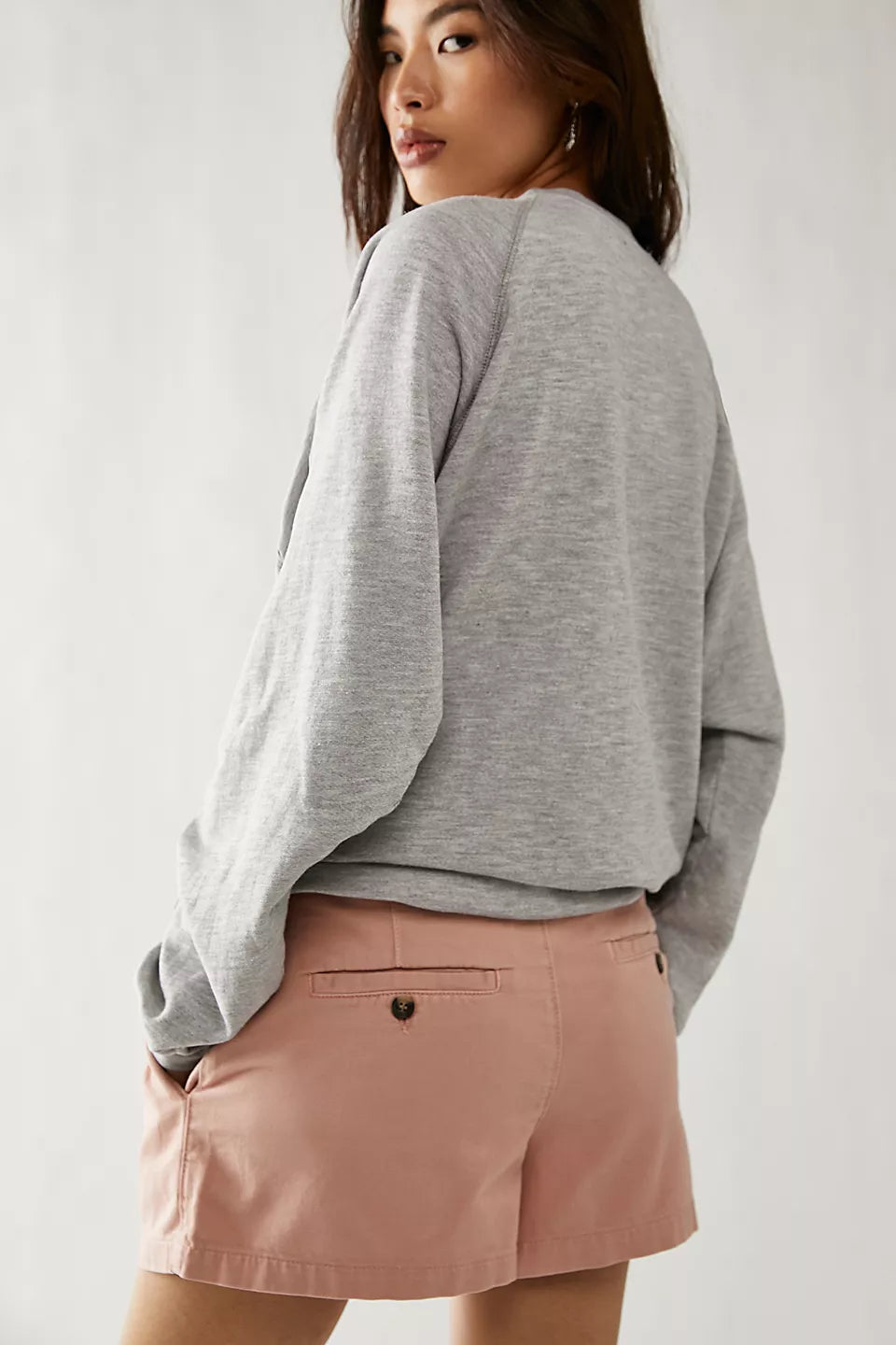 Free People | Billie Chino Shorts | Petals - Poppy and Stella