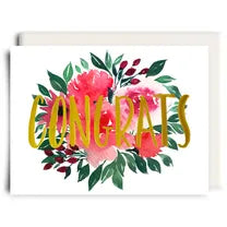 Card | Floral Congrats - Poppy and Stella
