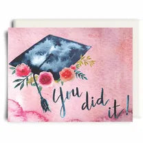 Card | "You Did It!" Graduation Card - Poppy and Stella