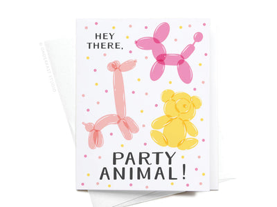 Card | Happy Birthday | Balloon Animal - Poppy and Stella