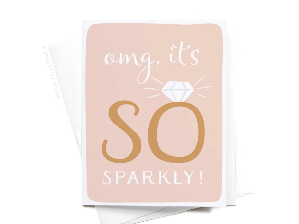 Card | OMG It's So Sparkly Wedding - Poppy and Stella