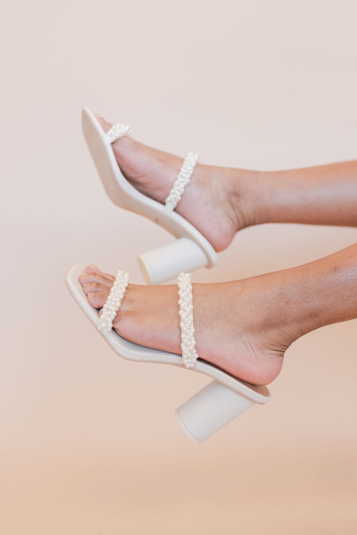 Dolce Vita | Noel Heels | Vanilla Pearls - Poppy and Stella