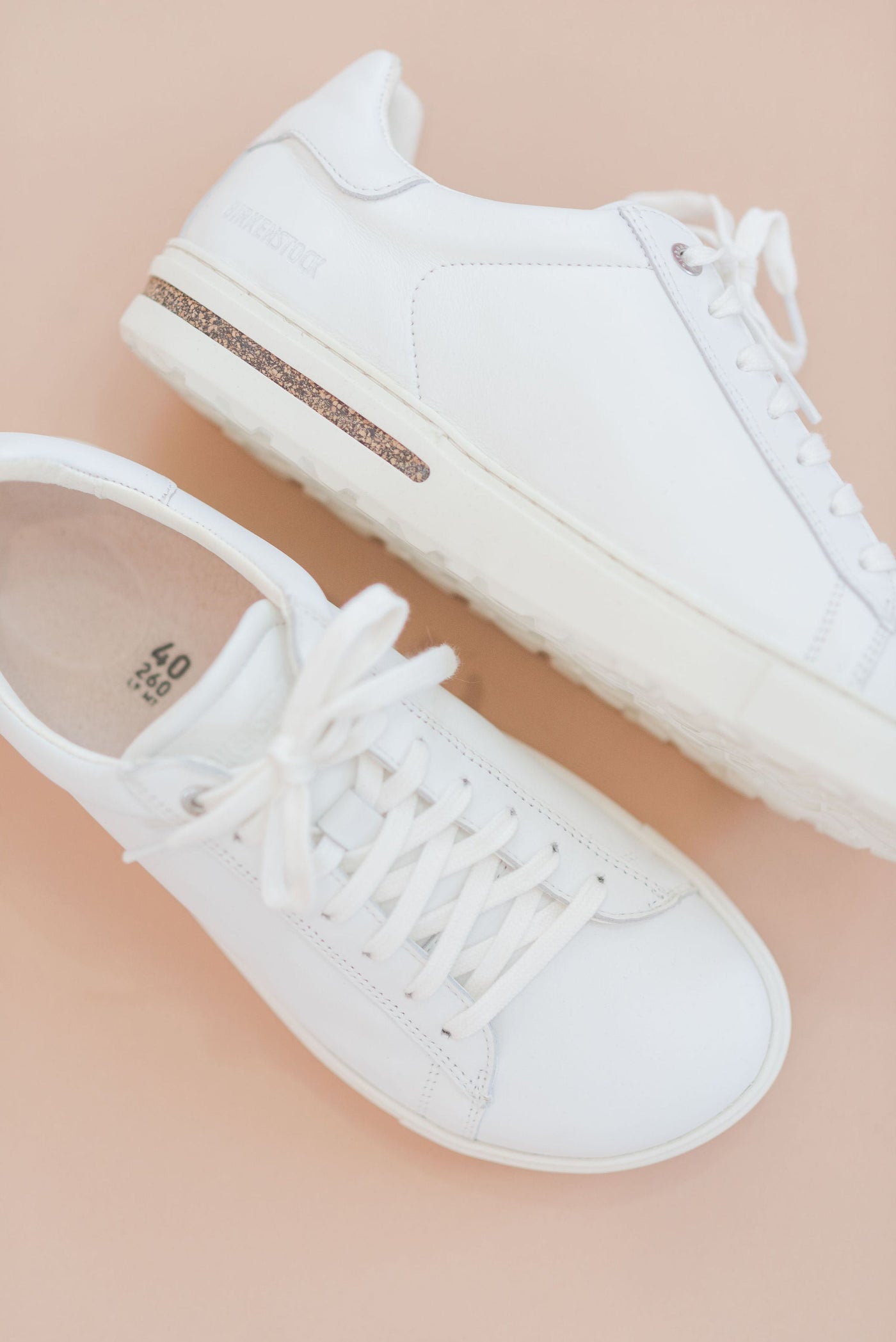 Birkenstock | Bend Low Leather Sneaker | White - Poppy and Stella