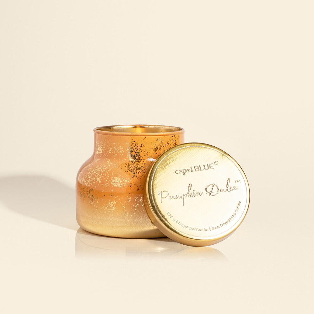 Capri Blue  | 8 oz Glimmer Jar | Pumpkin Dulce - Poppy and Stella