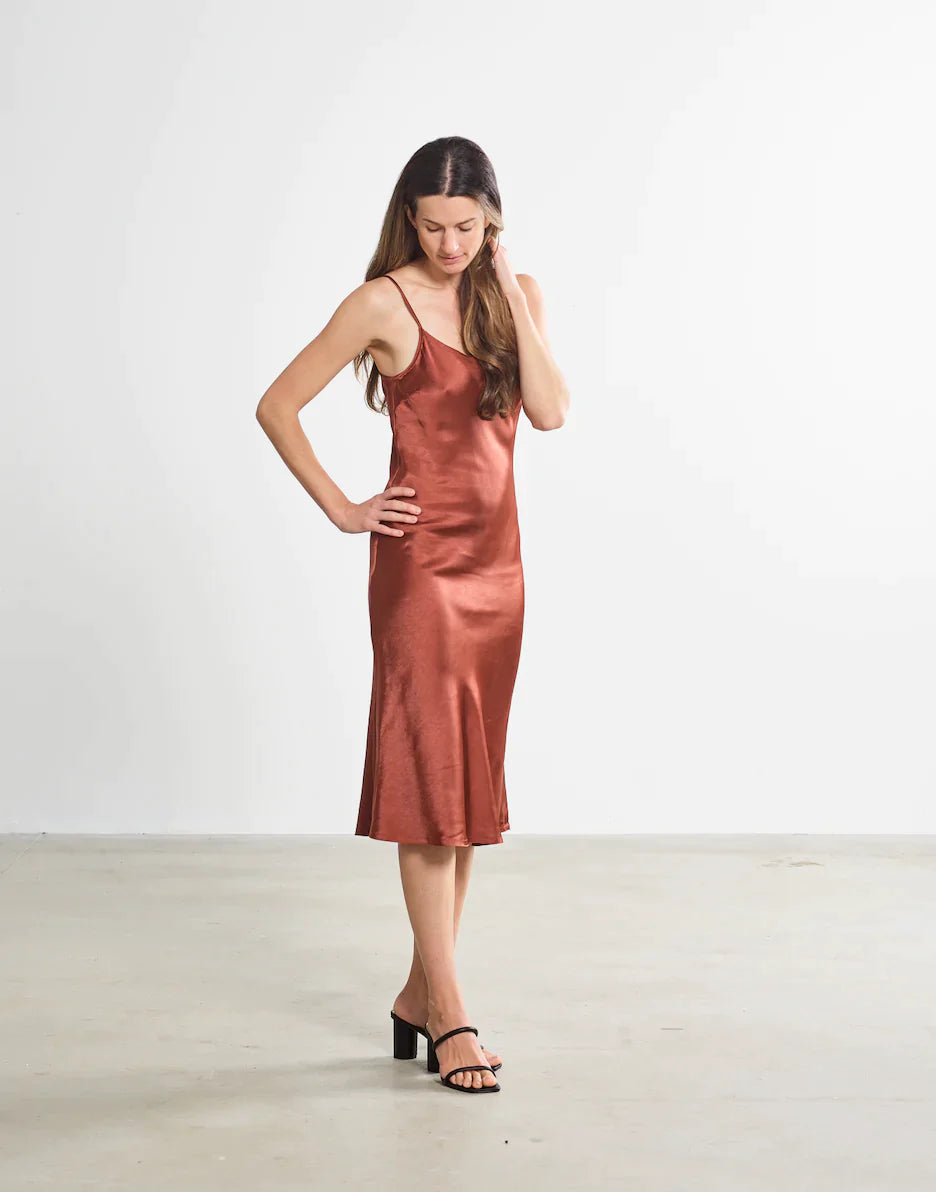 The Sawyer Dress | Rust
